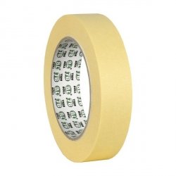 BOLL Taśma ŻÓŁTA Lakiernicza 30mm 50m Papierowa Maskująca Malarska 80 st. C