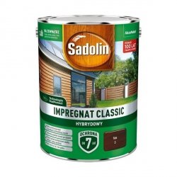 Sadolin Classic impregnat 4,5L TEK TIK TEAK 3 do drewna clasic Hybrydowy płotów altanek fasad