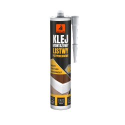 Klej Montażowy do Listew Przypodłogowych BEŻOWY 280ml Dragon szybkowiążący