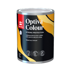 Tikkurila Optiva Colour 0,9L BIAŁA MAT wodorozcieńczalna głęboko matowa lateksowa farba do wnętrz ścian i sufitów