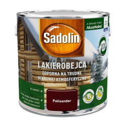 Sadolin Odporna lakierobejca 2,5L PALISANDER do drewna żelowa zewnętrzna na trudne warunki atmosferyczne