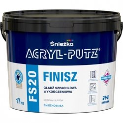 Acryl-Putz Gładź Szpachlowa FS20 17kg gotowa Finish  - TYLKO ODBIÓR OSOBISTY LUB WYSYŁKA NA PALECIE