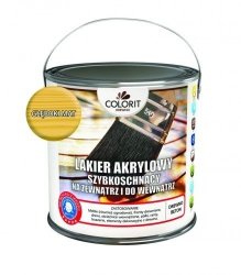 Colorit Lakier Akrylowy Drewna 10L MAT BEZBARWNY z filtrami UV do wewnątrz i na zewnątrz nieżółknący