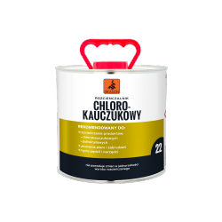 Rozcieńczalnik chlorokauczukowy 2,5L Dragon rozpuszczalnik do chlorokauczukowych poliwinylowych 