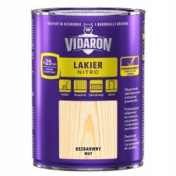 Vidaron Lakier Nitro Bezbarwny MAT-owy 0,75L