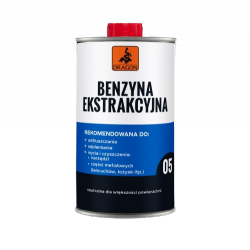 Benzyna Ekstrakcyjna 0,5L Dragon Do Odtłuszczania rozcieńczalnik rozpuszczalnik METAL