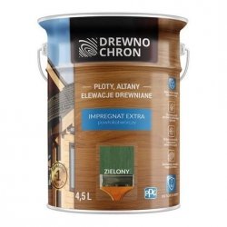Drewnochron ZIELONY 4,5L Impregnat Extra drewna do powłokotwórczy