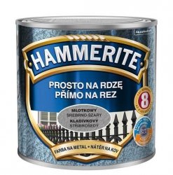 Hammerite Na Rdzę 0,25L SREBRNO-SZARY MŁOTKOWY hamerite farba
