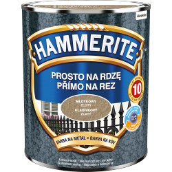 Hammerite Na Rdzę 0,7L ZŁOTY MŁOTKOWY hamerite farba szybkoschnąca antykorozyjna gruntoemalia