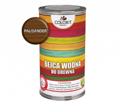 Colorit Bejca Wodna do drewna 0,5L PALISANDER 500ml szybkoschnąca bezzapachowa dekoracyjna