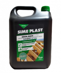 Impregnat konstrukcyjny ZIELONY 5kg koncentrat 1:9 Drew-Dach Plus Simeplast