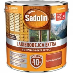 Sadolin Extra lakierobejca 2,5L CZERWIEŃ SZWEDZKA 98 drewna