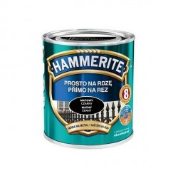 Hammerite Na Rdzę 0,7L CZARNY MAT hamerite farba szybkoschnąca antykorozyjna gruntoemalia czarna
