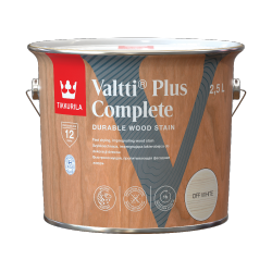 Tikkurila Lakierobejca 2,5L OFF WHITE biel złamana Valtti Plus Complete szybkoschnąca impregnująca