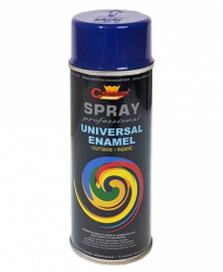Spray Uniwersalny RAL5022 NIEBIESKI ATRAMENTOWY 400ml emalia Champion do metalu plastiku drewna gipsu