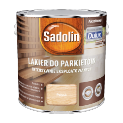 Sadolin Lakier Do Parkietów POŁYSK 2,5L podłóg schodów szybkoschnący wodny drewna Diamond intensywnie eksploatowanych