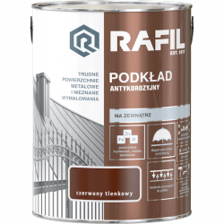 Rafil Podkład Antykorozyjny 5L Czerwony Tlenkowy farba grunt do Radach unikor