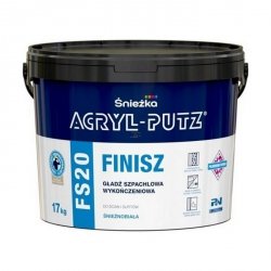 Acryl-Putz Gładź Szpachlowa FS20 17kg gotowa Finish wykończeniowa polimerowa  - TYLKO ODBIÓR OSOBISTY LUB WYSYŁKA NA PALECIE