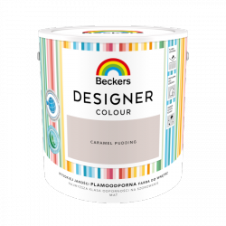 Beckers 2,5L CARAMEL PUDDING Designer Colour farba lateksowa mat-owa do ścian sufitów