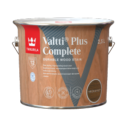 Tikkurila Lakierobejca 2,5L MEDIUM NUT orzech średni Valtti Plus Complete szybkoschnąca impregnująca
