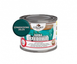 Colorit Farba Kredowa 375ml SZMARAGDOWA ZIELEŃ do drewna renowacji mebli stylizacji ścian chalk paint 