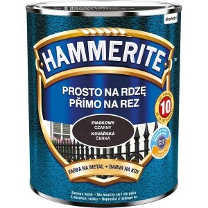 Hammerite Na Rdzę 0,7L CZARNY PIASKOWY hamerite farba czarna