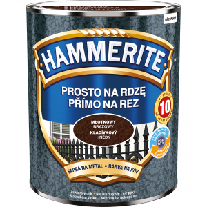 Hammerite Na Rdzę 0,7L BRĄZ-OWY MŁOTKOWY hamerite farba szybkoschnąca antykorozyjna gruntoemalia