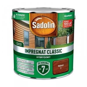 Sadolin Classic impregnat 2,5L MAHOŃ 7 do drewna clasic Hybrydowy płotów altanek fasad