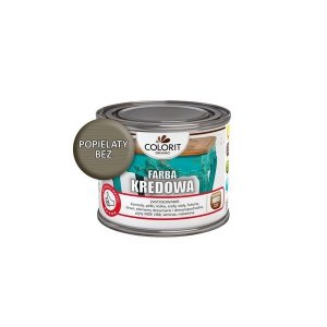 Colorit Farba Kredowa 375ml POPIELATY BEŻ do drewna renowacji mebli stylizacji ścian chalk paint 