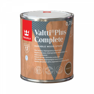 Tikkurila Lakierobejca 0,75L MEDIUM NUT orzech średni Valtti Plus Complete szybkoschnąca impregnująca