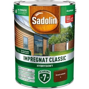 Sadolin Classic impregnat 4,5L ORZECH WŁOSKI 4 drewna clasic