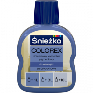 Śnieżka Colorex Pigment 100ml granatowy 50 barwnik do farby barwienia kolorowania