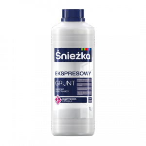 Grunt Szybkoschnący 1L Głęboko Penetrujący Ekspresowy mleczko unigrunt Śnieżka