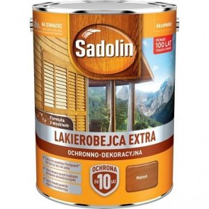 Sadolin Extra lakierobejca 10L MAHOŃ 7 drewna