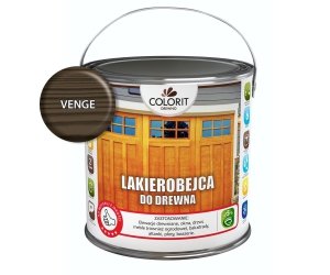 Colorit Lakierobejca Drewna 2,5L VENGE WENGE szybkoschnąca satynowa farba do