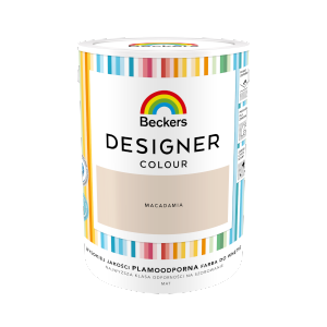 Beckers 5L MACADAMIA Designer Colour farba lateksowa mat-owa do ścian sufitów