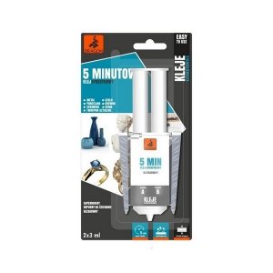 Klej Epoksydowy Mocny Dwuskładnikowy BEZBARWNY 2x3ml wodoodporny Dragon uniwersalny