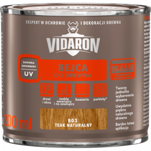 Vidaron Bejca 0,2L B03 TEAK NATURALNY do drewna