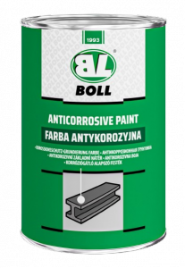 BOLL Farba Antykorozyjna 1L CZERWONY TLENKOWY unikor minia farba antykorozyjna