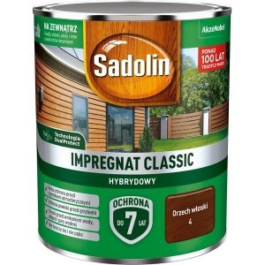 Sadolin Classic impregnat 0,75L ORZECH WŁOSKI 4 drewna clasic