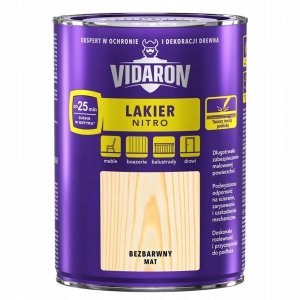 Vidaron Lakier Nitro Bezbarwny MAT-owy 0,75L
