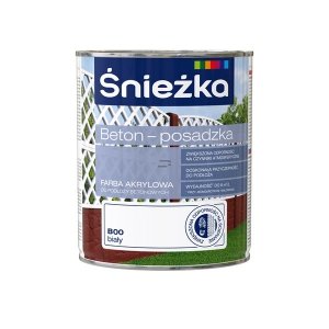 Śnieżka Beton Posadzka BIAŁY B00 0,8L farba do betonu akrylowa wodna szybkoschnąca