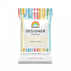 Beckers TESTER PANNA COTTA Designer Colour farba lateksowa mat-owa do ścian sufitów