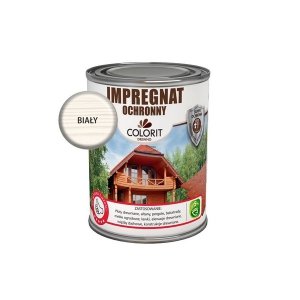 Colorit Impregnat Szybkoschnący 0,75L BIAŁY drewna do Ochronny wodny płotów altanek