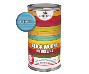 Colorit Bejca Wodna Do Drewna 0,5L BŁĘKITNY 500ml do