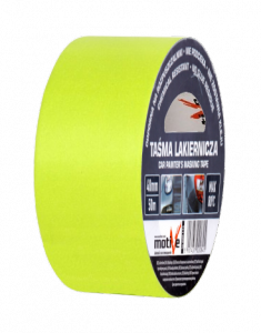 Taśma Lakiernicza Papier Ryżowy 48mm 50m Papierowa Maskująca Malarska ZIELONA Motive
