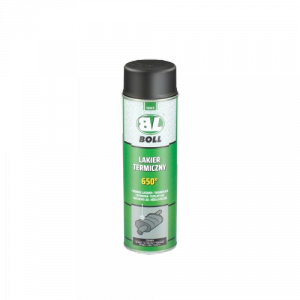 BOLL Lakier Termiczny CZARNY 0,5L wysokotemperaturowy SPRAY czarna 650 st. na temperaturę