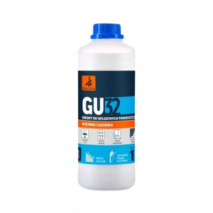 Grunt Do Wilgotnych Pomieszczeń Kuchni Łazienki 1L mleczko gruntujące wewnątrz zewnątrz Dragon 