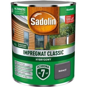 Sadolin Classic impregnat 0,75L ANTRACYT-OWY drewna clasic