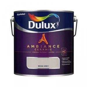 Dulux Ambience Ceramic 2,5L BEIGE GREY ceramik ceramiczna farba do wnętrz plamoodporna